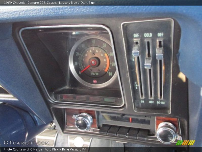 Controls of 1969 Camaro Z28 Coupe