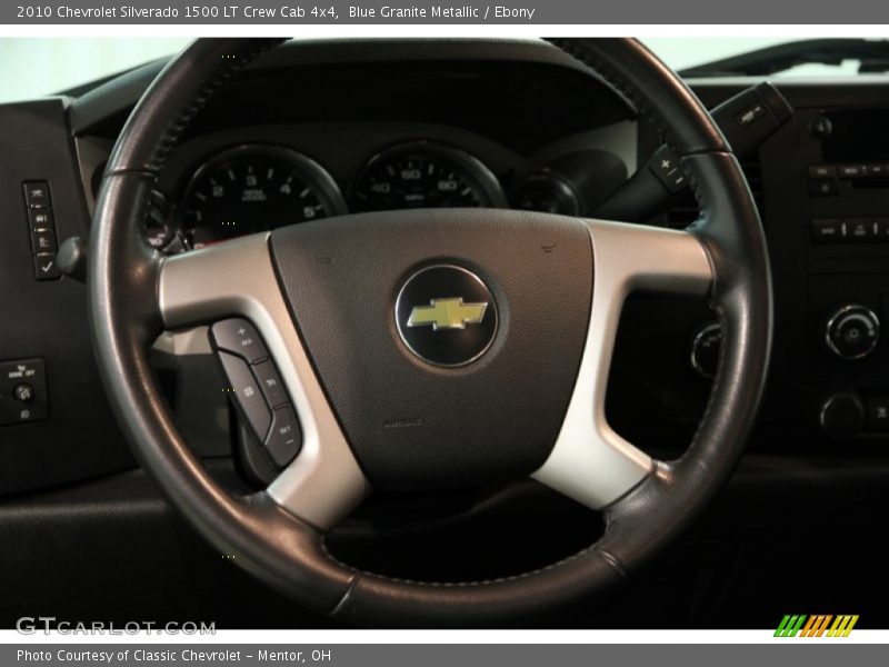 Blue Granite Metallic / Ebony 2010 Chevrolet Silverado 1500 LT Crew Cab 4x4