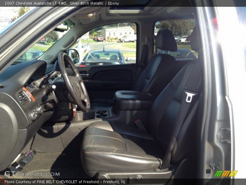Silver Birch Metallic / Ebony 2007 Chevrolet Avalanche LT 4WD