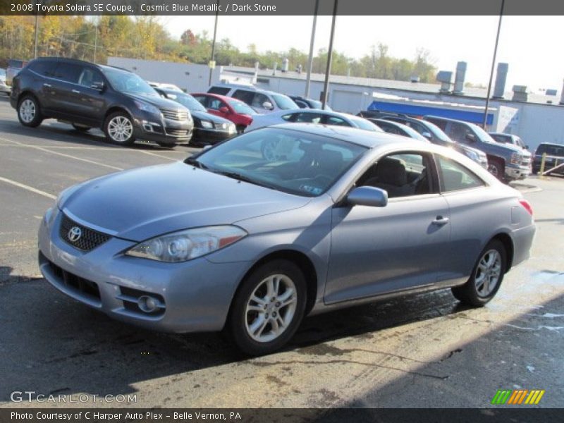 Cosmic Blue Metallic / Dark Stone 2008 Toyota Solara SE Coupe