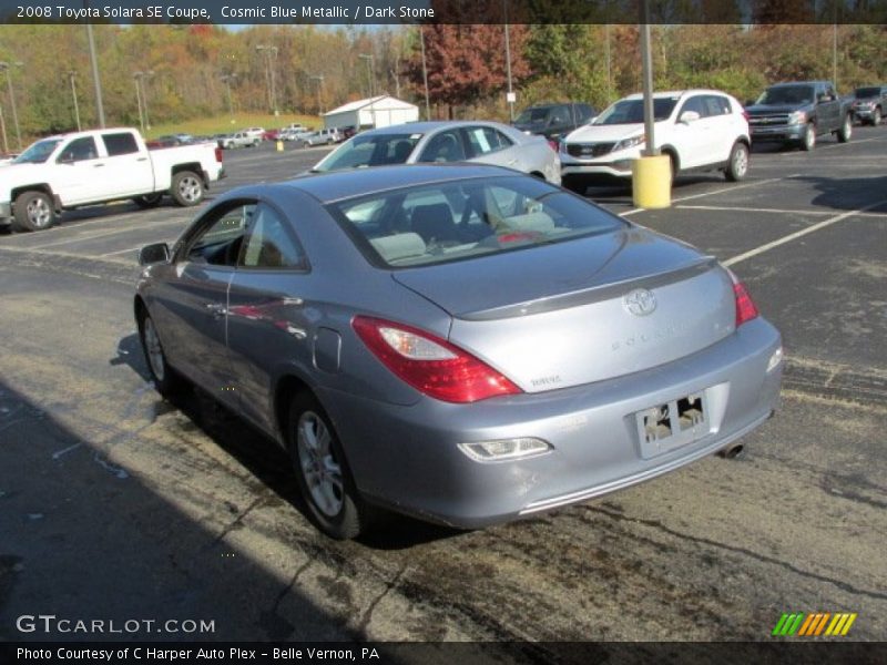Cosmic Blue Metallic / Dark Stone 2008 Toyota Solara SE Coupe