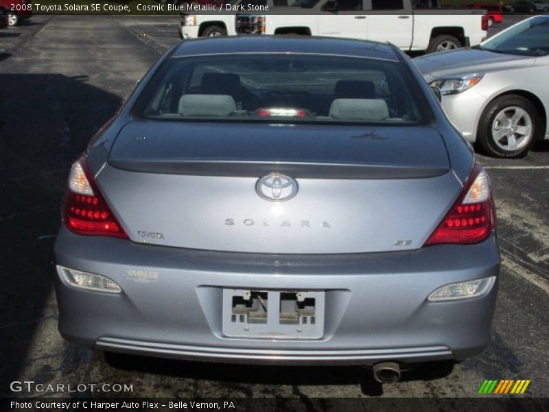 Cosmic Blue Metallic / Dark Stone 2008 Toyota Solara SE Coupe