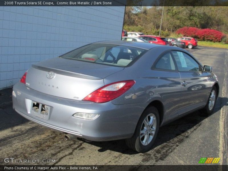 Cosmic Blue Metallic / Dark Stone 2008 Toyota Solara SE Coupe