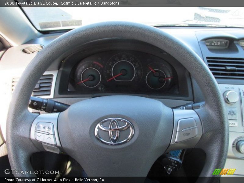 Cosmic Blue Metallic / Dark Stone 2008 Toyota Solara SE Coupe