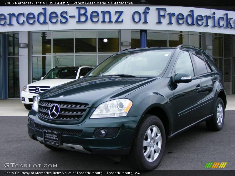 Everest Green Metallic / Macadamia 2006 Mercedes-Benz ML 350 4Matic