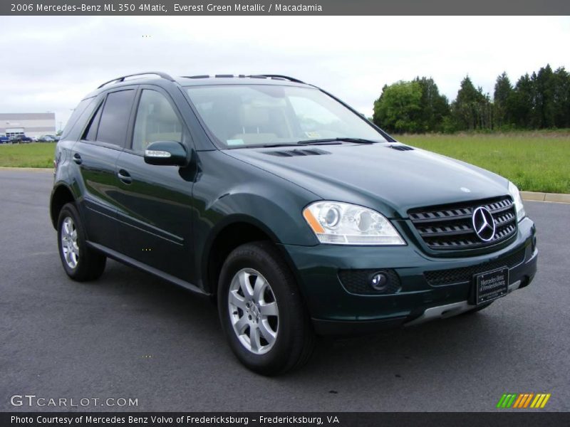 Everest Green Metallic / Macadamia 2006 Mercedes-Benz ML 350 4Matic