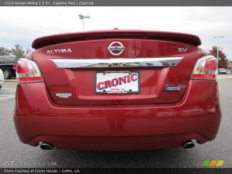 Cayenne Red / Charcoal 2014 Nissan Altima 2.5 SV