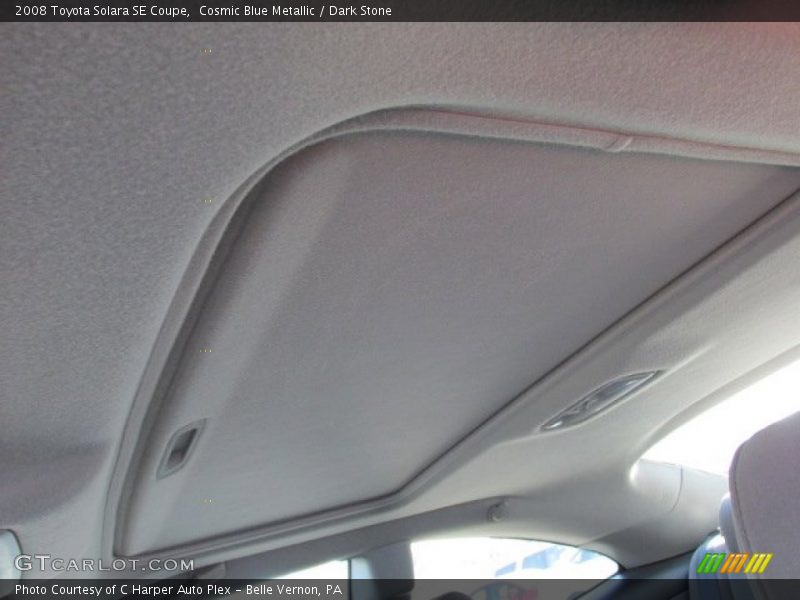 Cosmic Blue Metallic / Dark Stone 2008 Toyota Solara SE Coupe