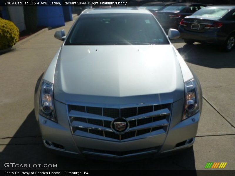 Radiant Silver / Light Titanium/Ebony 2009 Cadillac CTS 4 AWD Sedan