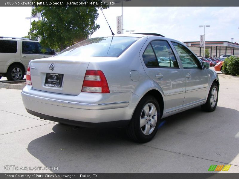 Reflex Silver Metallic / Black 2005 Volkswagen Jetta GLS Sedan