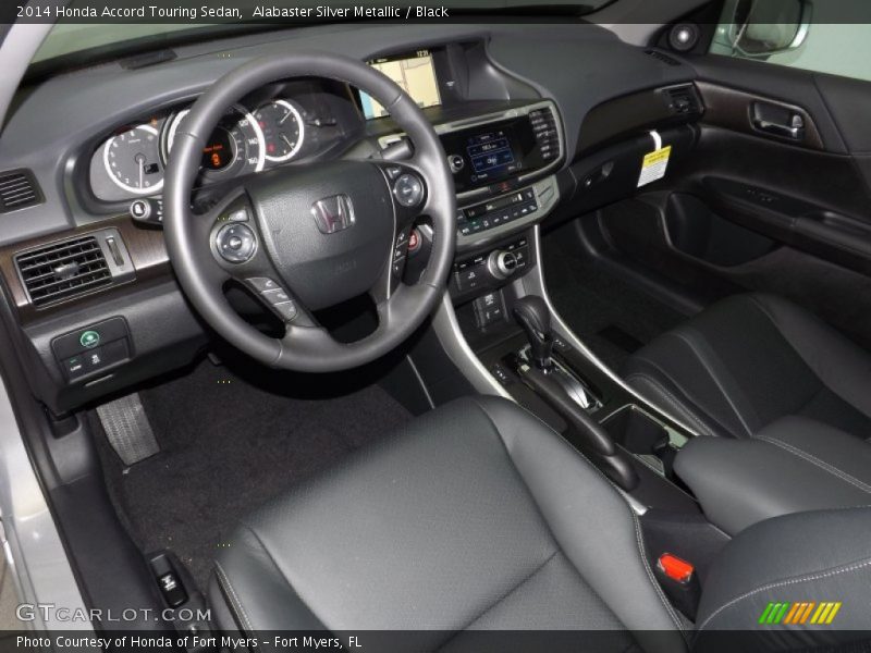 Black Interior - 2014 Accord Touring Sedan 