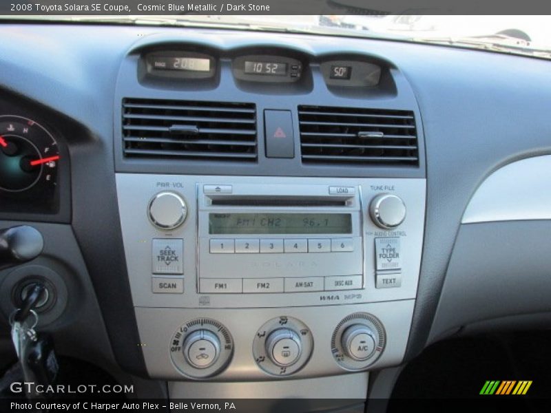 Cosmic Blue Metallic / Dark Stone 2008 Toyota Solara SE Coupe