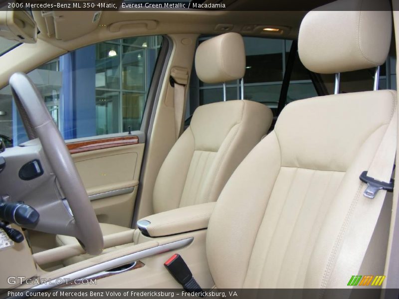Everest Green Metallic / Macadamia 2006 Mercedes-Benz ML 350 4Matic