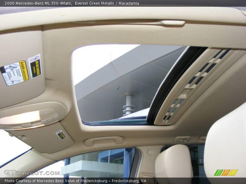 Everest Green Metallic / Macadamia 2006 Mercedes-Benz ML 350 4Matic