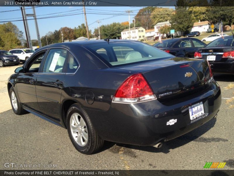 Ashen Gray Metallic / Gray 2013 Chevrolet Impala LS