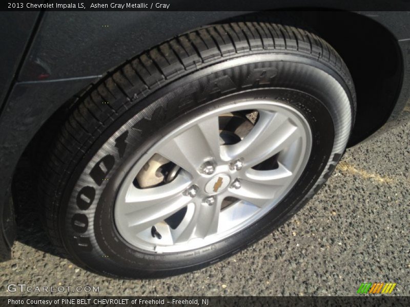 Ashen Gray Metallic / Gray 2013 Chevrolet Impala LS