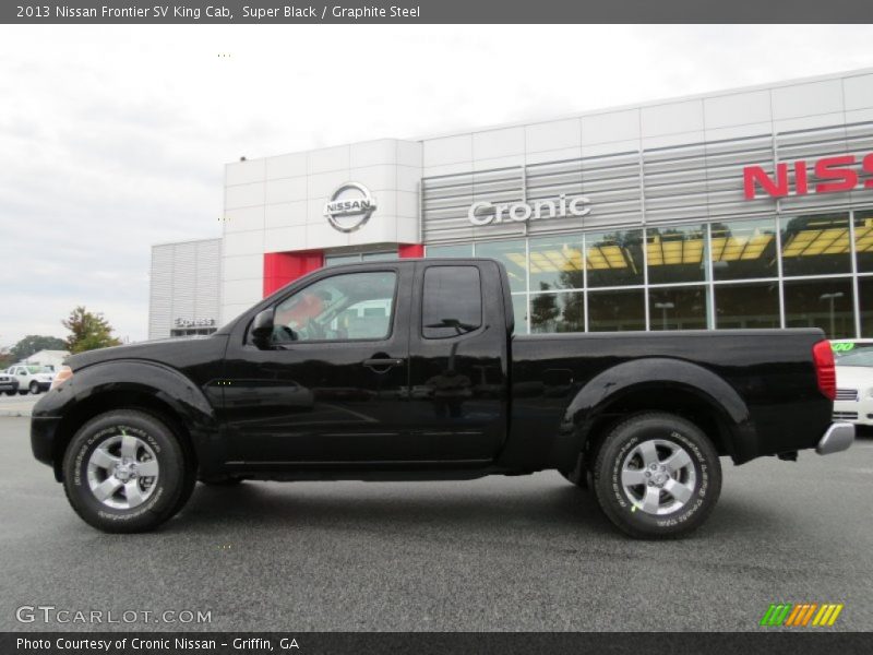 Super Black / Graphite Steel 2013 Nissan Frontier SV King Cab