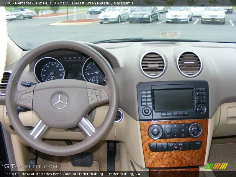 Everest Green Metallic / Macadamia 2006 Mercedes-Benz ML 350 4Matic
