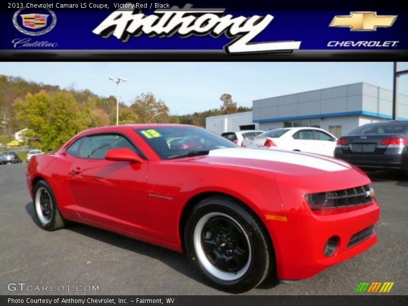 Victory Red / Black 2013 Chevrolet Camaro LS Coupe