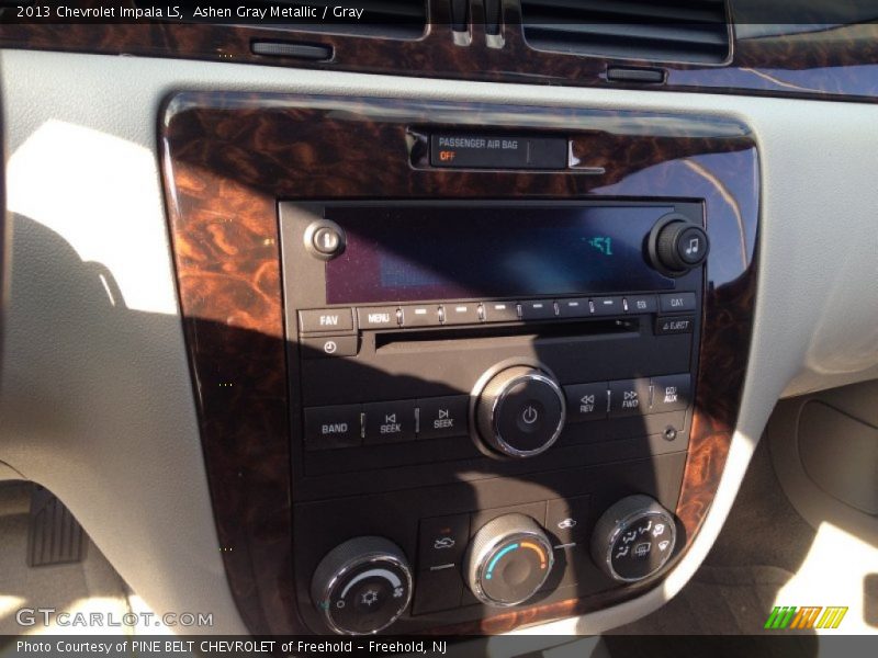 Ashen Gray Metallic / Gray 2013 Chevrolet Impala LS