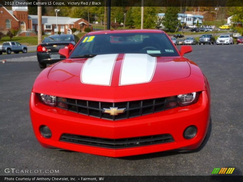 Victory Red / Black 2013 Chevrolet Camaro LS Coupe