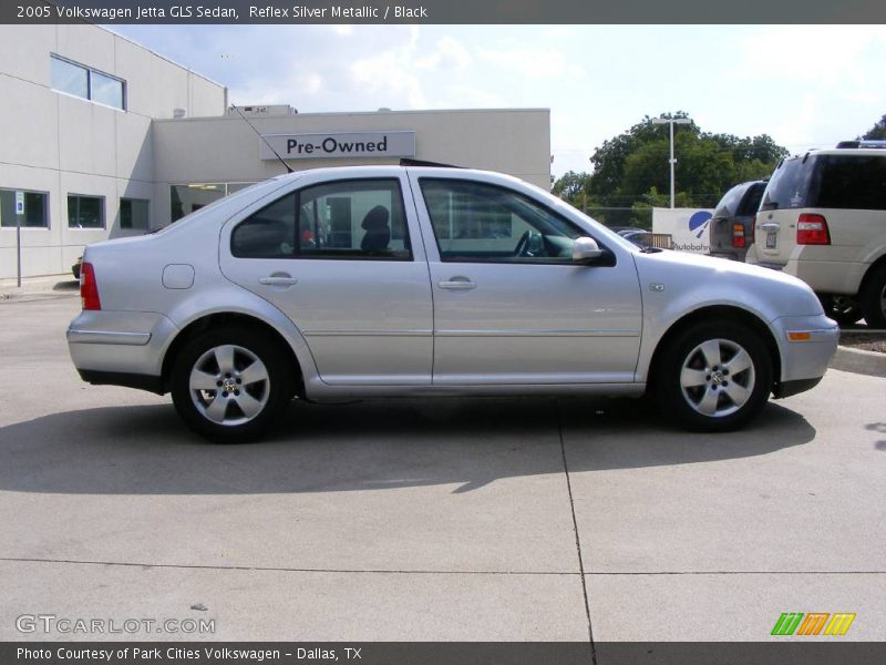 Reflex Silver Metallic / Black 2005 Volkswagen Jetta GLS Sedan