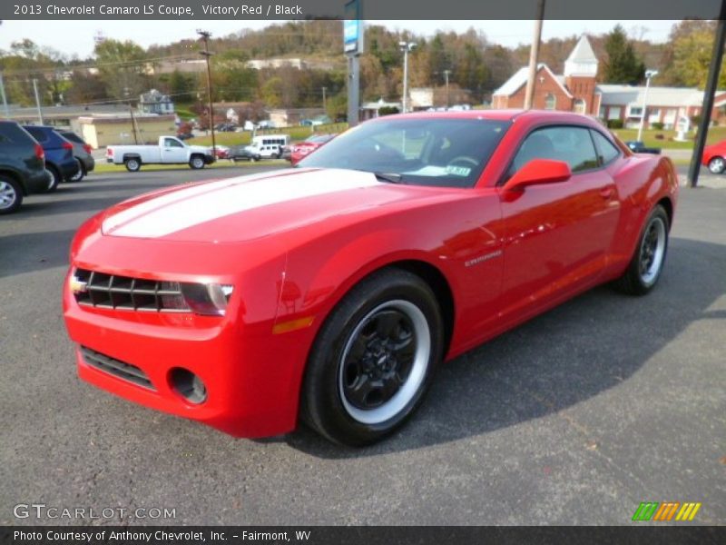 Victory Red / Black 2013 Chevrolet Camaro LS Coupe