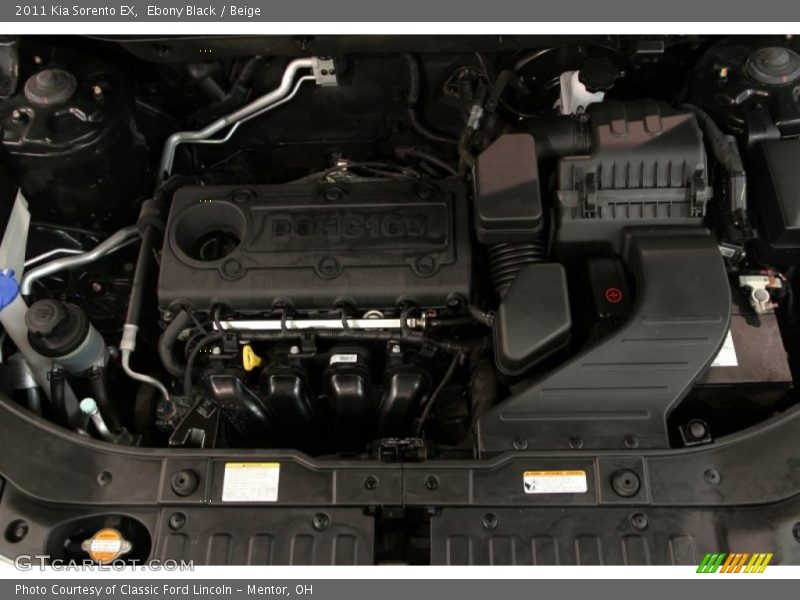 Ebony Black / Beige 2011 Kia Sorento EX