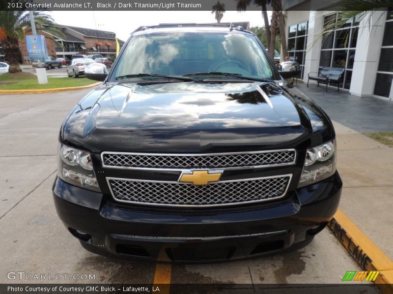 Black / Dark Titanium/Light Titanium 2012 Chevrolet Avalanche LT