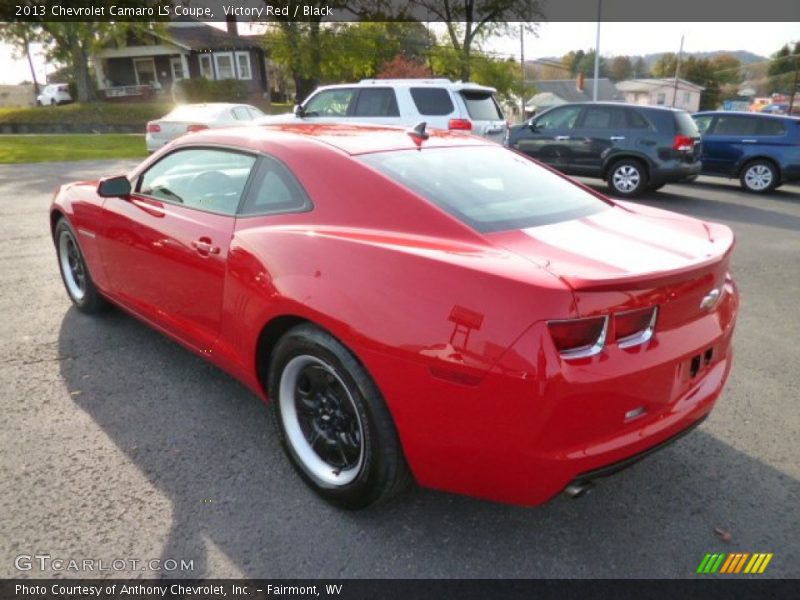 Victory Red / Black 2013 Chevrolet Camaro LS Coupe