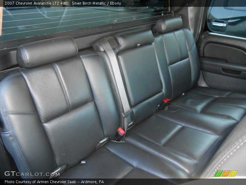 Silver Birch Metallic / Ebony 2007 Chevrolet Avalanche LTZ 4WD