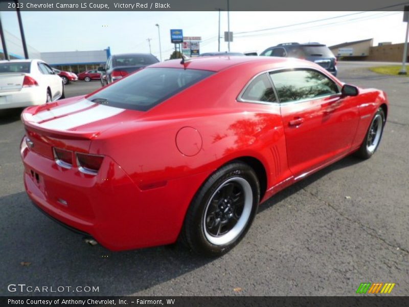 Victory Red / Black 2013 Chevrolet Camaro LS Coupe