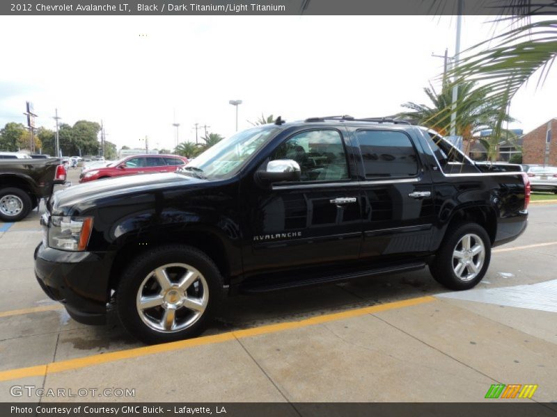 Black / Dark Titanium/Light Titanium 2012 Chevrolet Avalanche LT