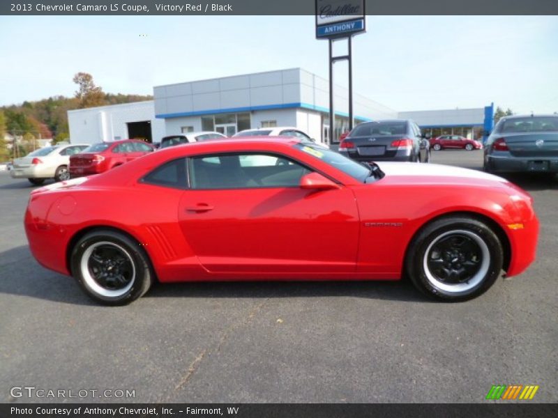 Victory Red / Black 2013 Chevrolet Camaro LS Coupe