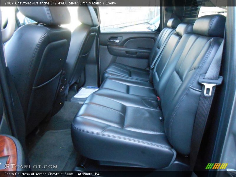 Silver Birch Metallic / Ebony 2007 Chevrolet Avalanche LTZ 4WD