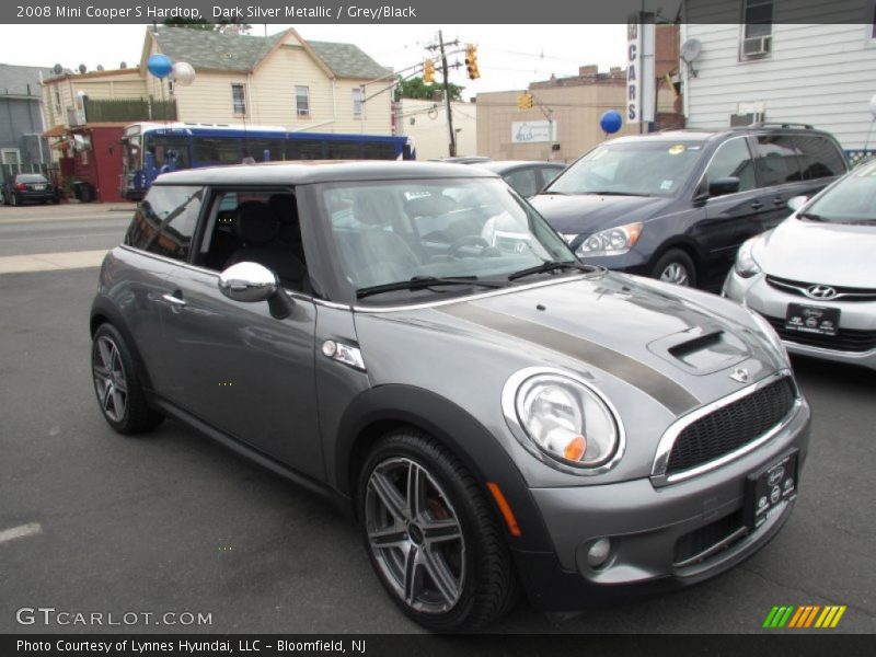 Dark Silver Metallic / Grey/Black 2008 Mini Cooper S Hardtop