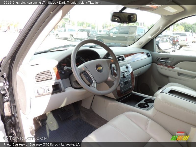 Black / Dark Titanium/Light Titanium 2012 Chevrolet Avalanche LT