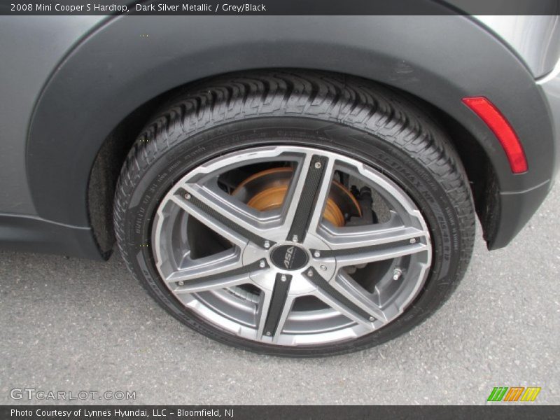 Dark Silver Metallic / Grey/Black 2008 Mini Cooper S Hardtop
