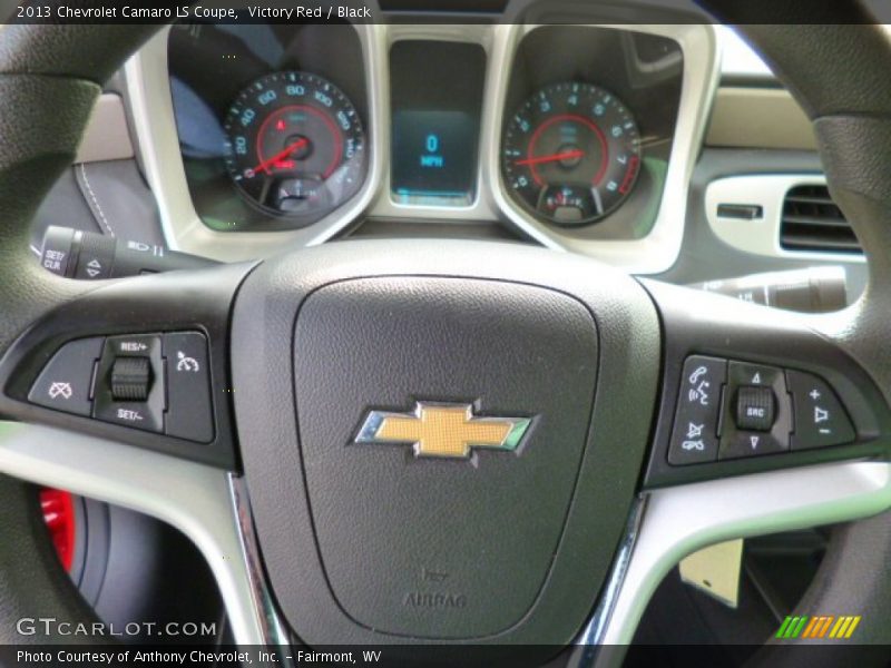 Victory Red / Black 2013 Chevrolet Camaro LS Coupe
