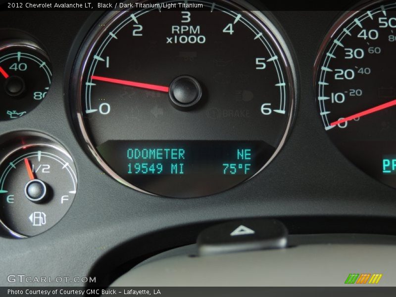 Black / Dark Titanium/Light Titanium 2012 Chevrolet Avalanche LT