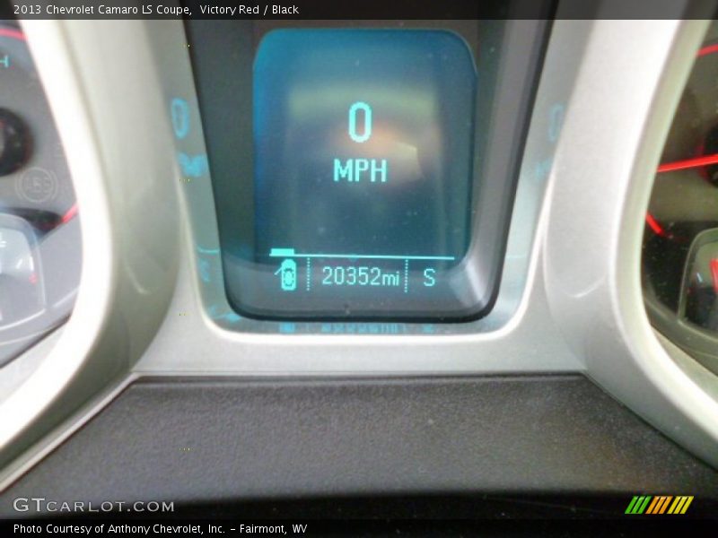 Victory Red / Black 2013 Chevrolet Camaro LS Coupe