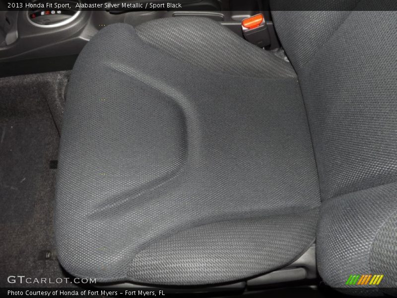 Alabaster Silver Metallic / Sport Black 2013 Honda Fit Sport