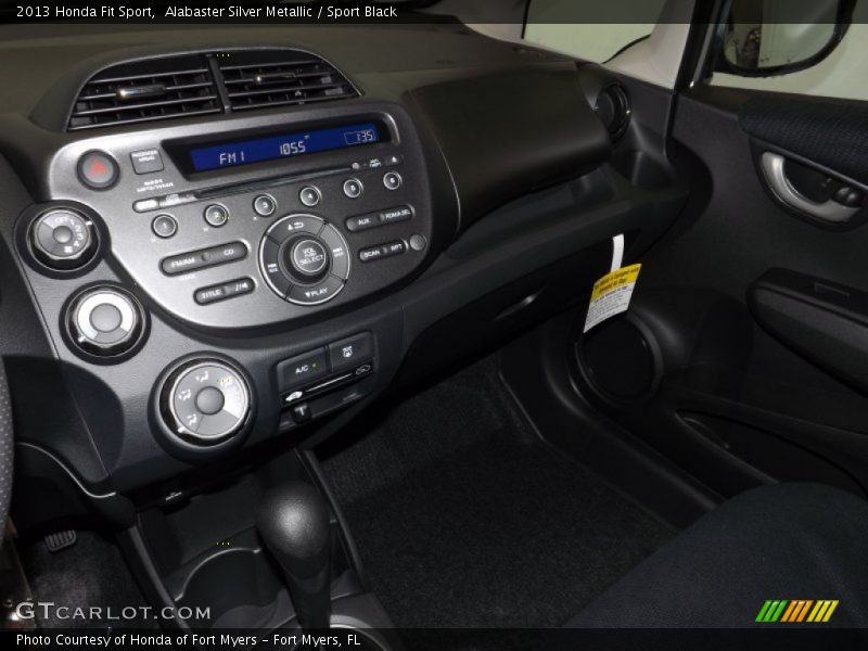 Alabaster Silver Metallic / Sport Black 2013 Honda Fit Sport
