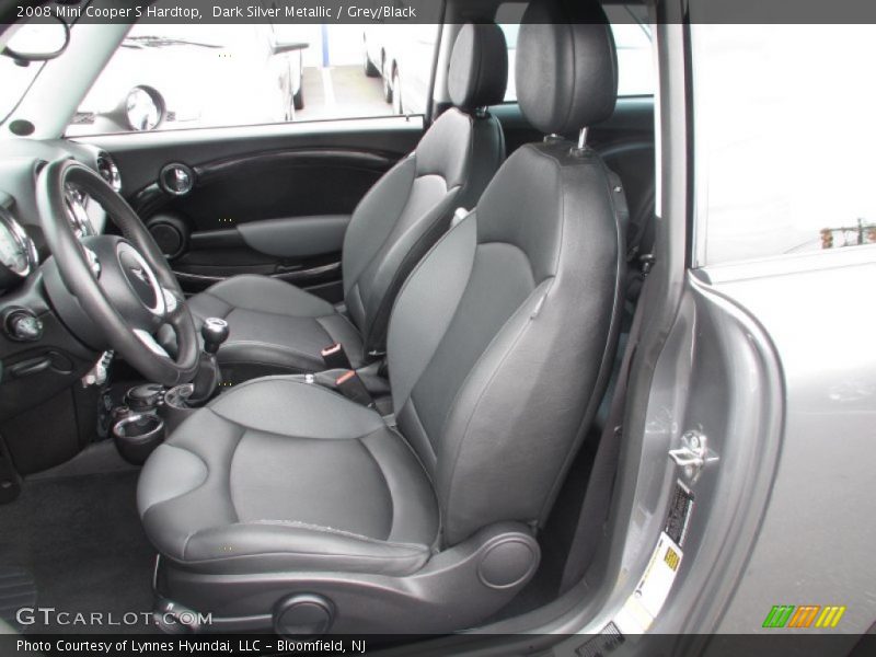 Dark Silver Metallic / Grey/Black 2008 Mini Cooper S Hardtop