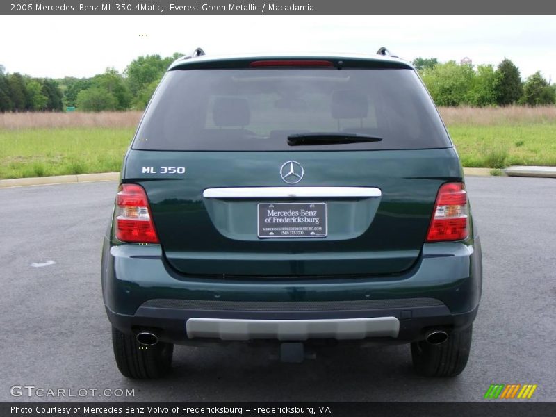 Everest Green Metallic / Macadamia 2006 Mercedes-Benz ML 350 4Matic