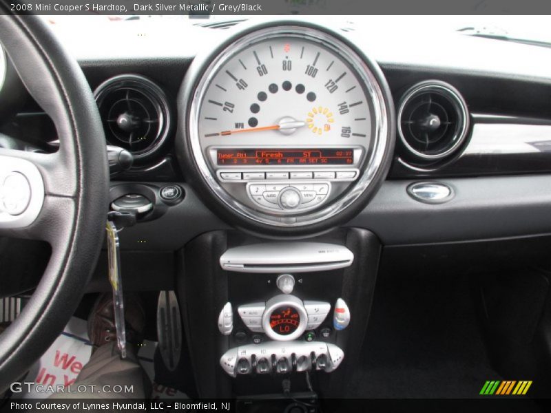 Dark Silver Metallic / Grey/Black 2008 Mini Cooper S Hardtop