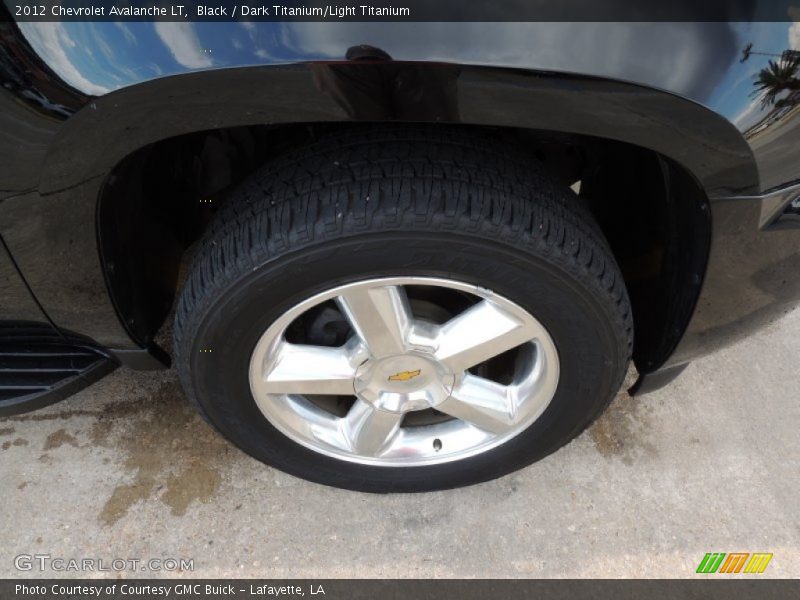 Black / Dark Titanium/Light Titanium 2012 Chevrolet Avalanche LT