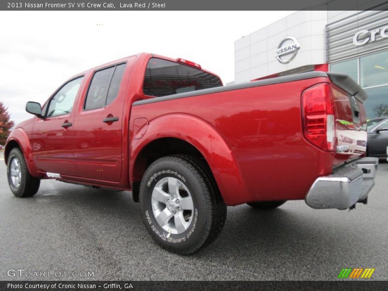 Lava Red / Steel 2013 Nissan Frontier SV V6 Crew Cab