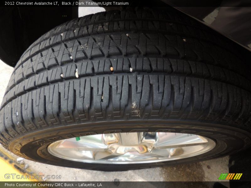 Black / Dark Titanium/Light Titanium 2012 Chevrolet Avalanche LT
