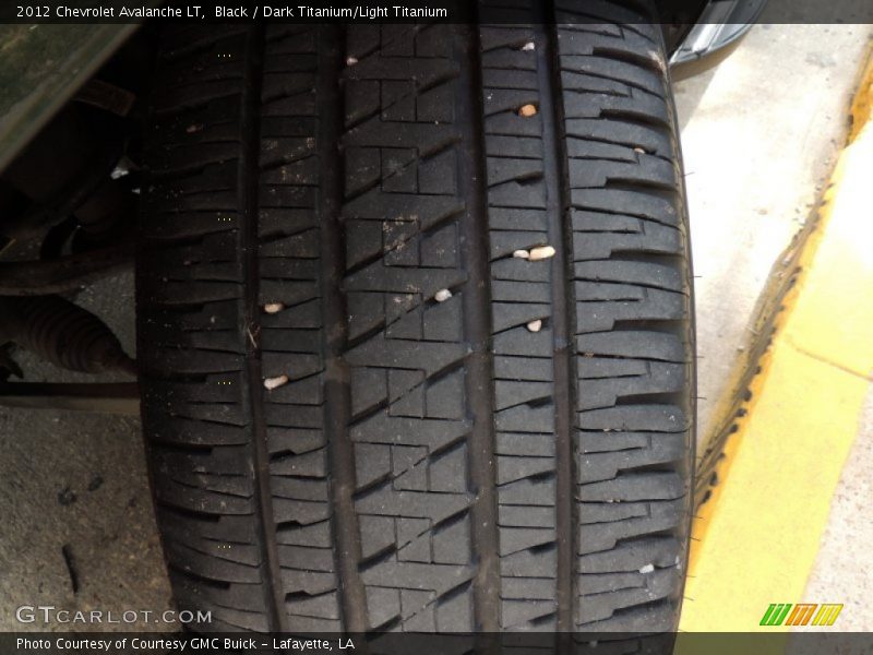 Black / Dark Titanium/Light Titanium 2012 Chevrolet Avalanche LT